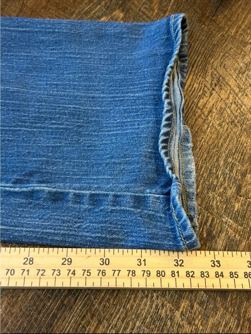 GAP Blue Flared Wide-Leg Jeans